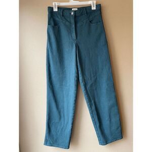 Wilfred Free Archer High Waisted Teal Pants Women's Size 8